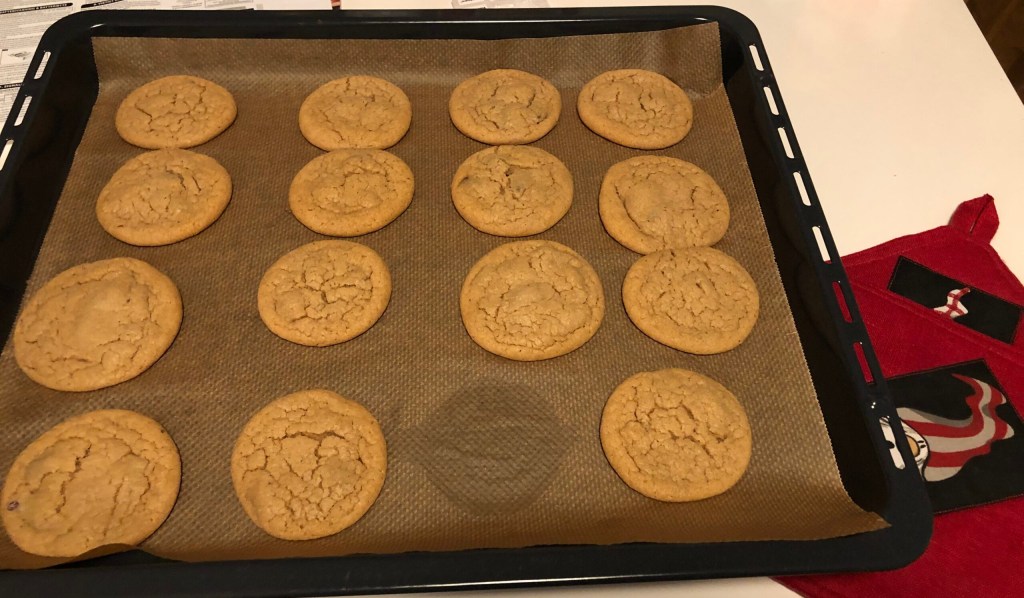 Kakorna efter gräddning