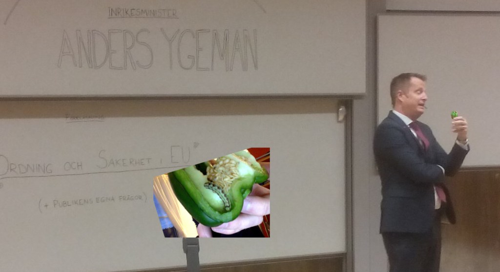 Anders Ygeman green pepper montage